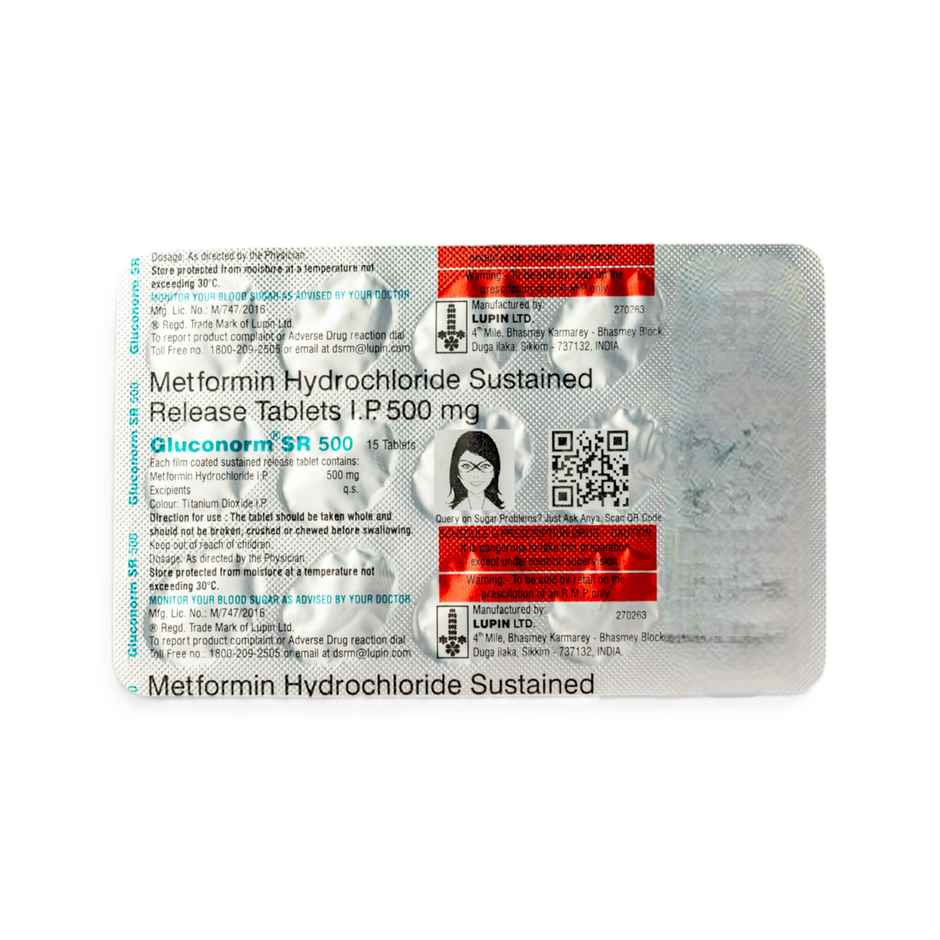 Gluconorm SR 500 Tablet