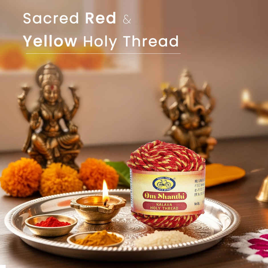 Om Shanthi Cotton Kalawa - Mauli | Holy Thread | Cycle