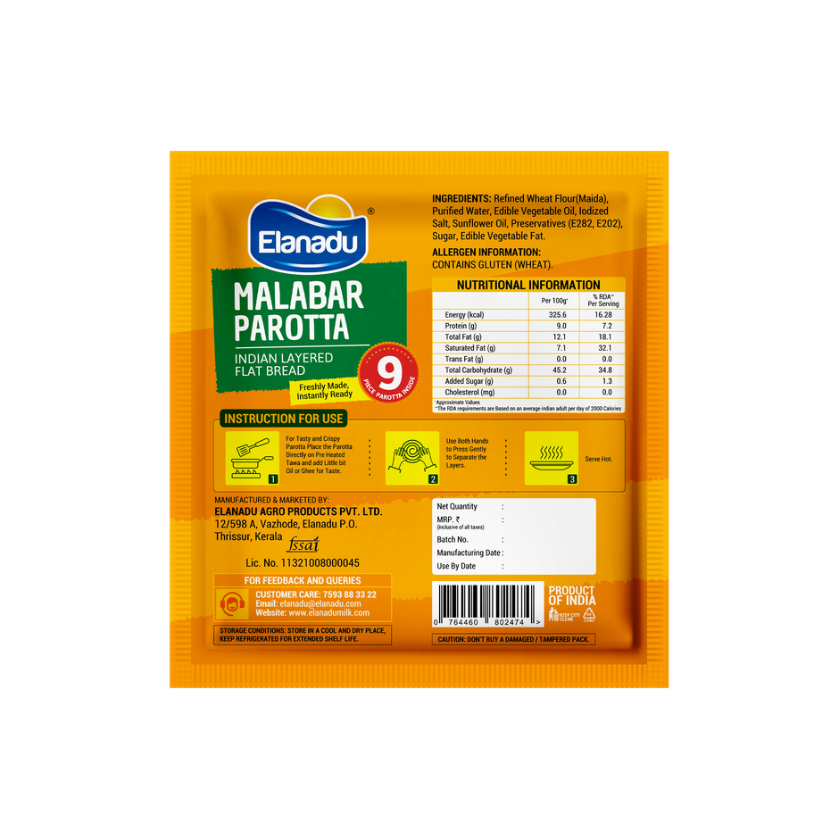 Elanadu Malabar Porotta Combo