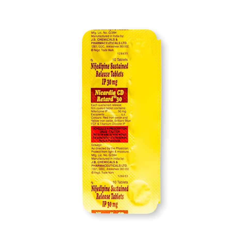 Nicardia CD Retard 30 Tablet SR