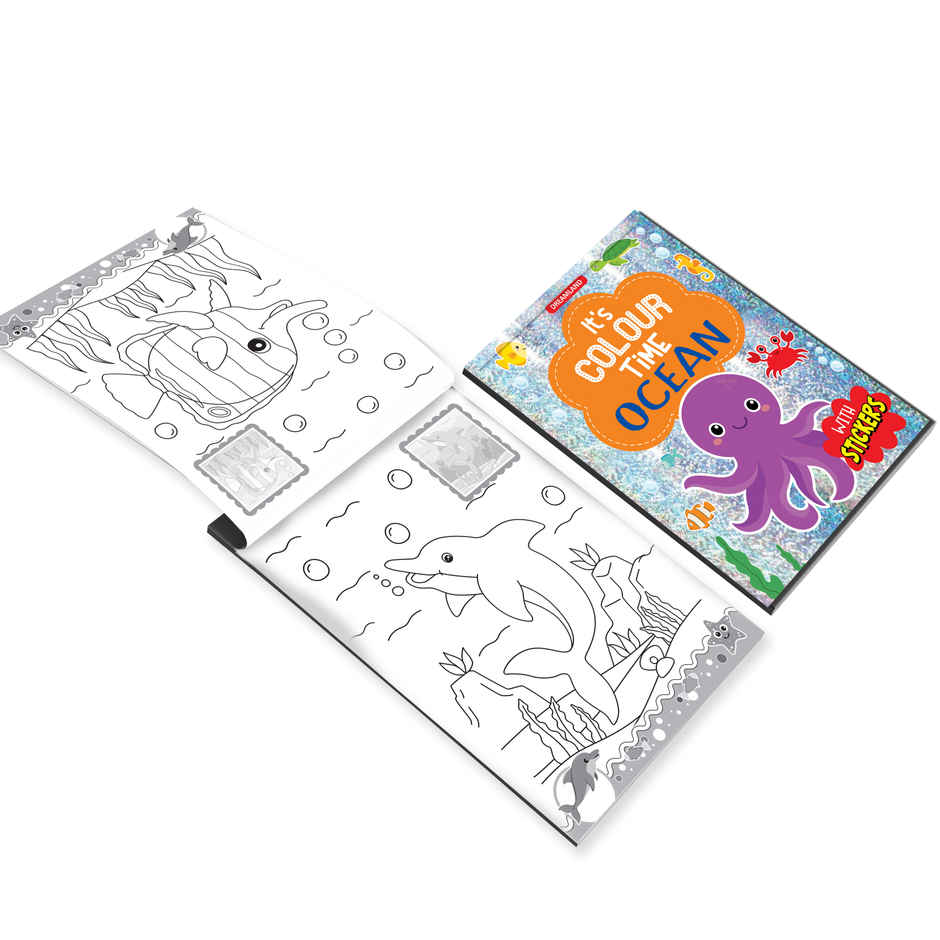 Dreamland Ocean Colour Time Activity Book with Stickers 32 Pages