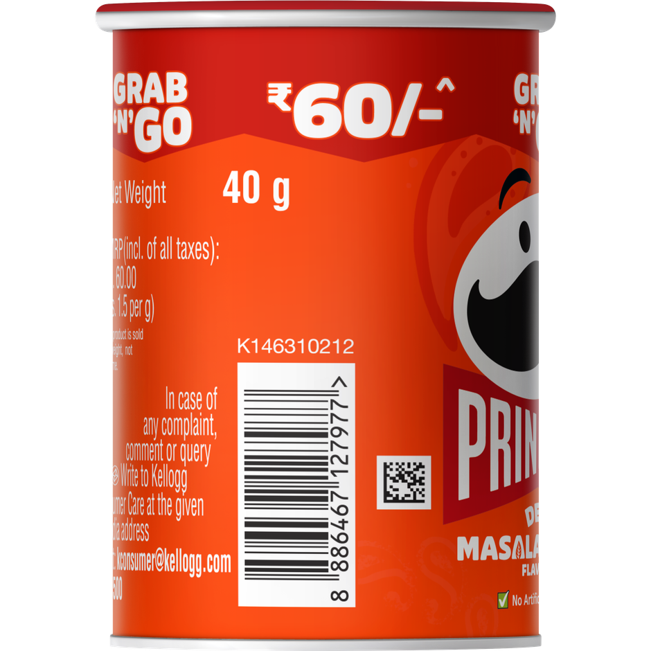 Pringles Potato Chips Desi Masala Tadka Flavour|Crispy Snack