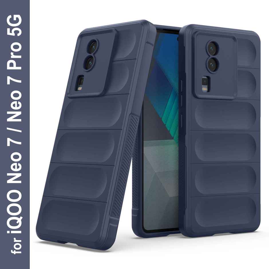 Zapcase Back Cover for iQOO Neo 7 5G | iQOO Neo 7 Pro | Magic-Sapphire