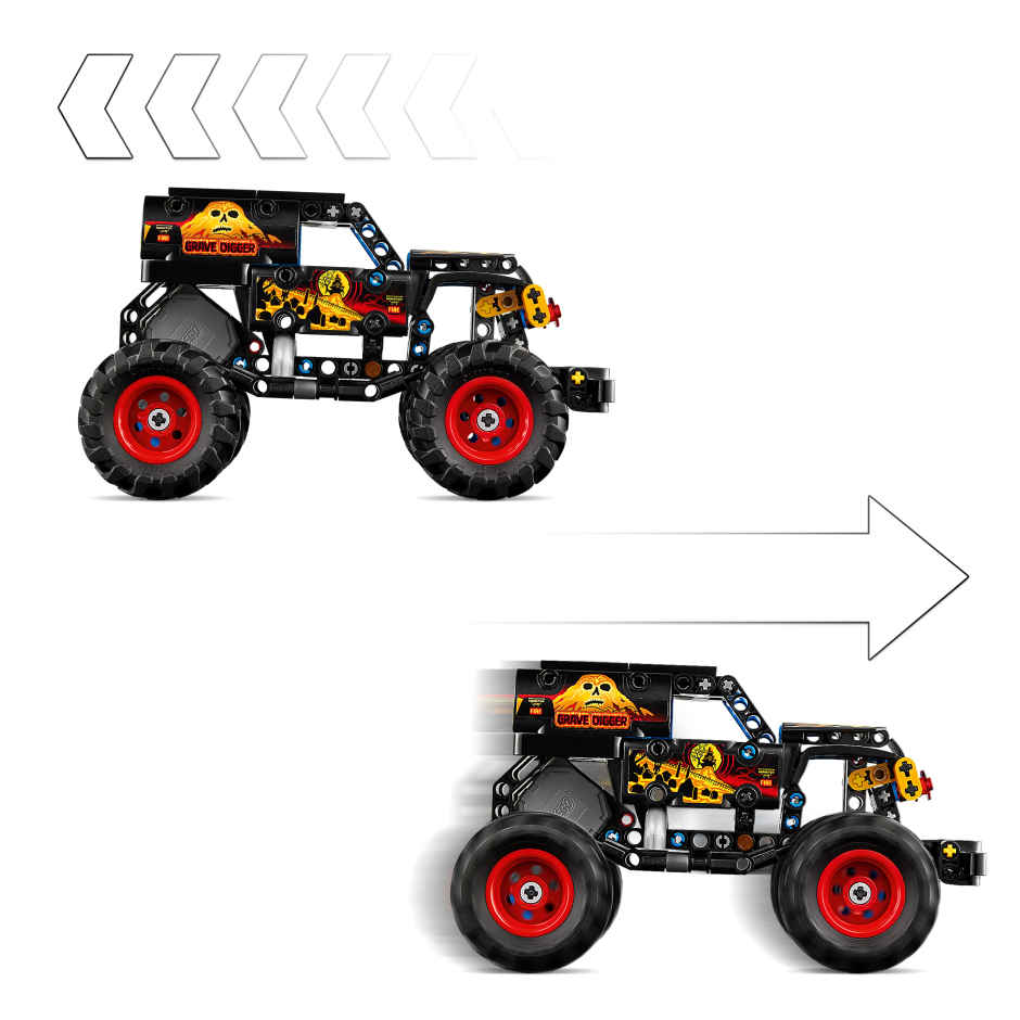LEGO Technic Monster Jam Grave Digger Fire and Ice 42219
