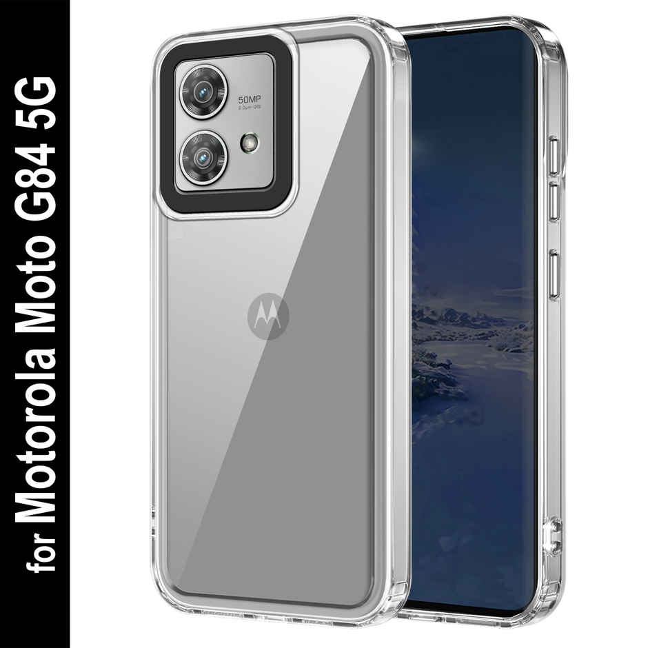Zapcase Back Cover for Motorola G84 5G | Space-Clear
