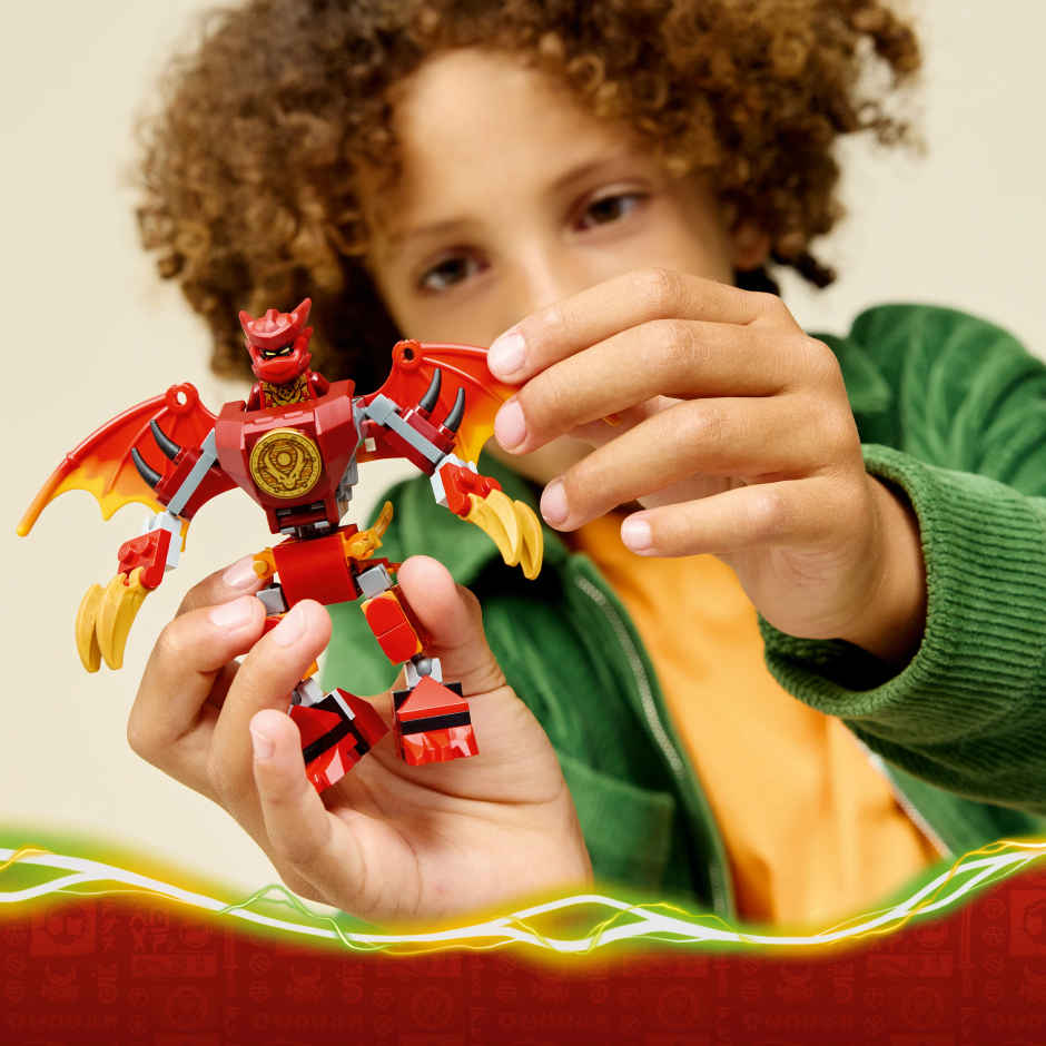 LEGO NINJAGO Kais Dragon Mech Battle Pack Mech Toy 71851