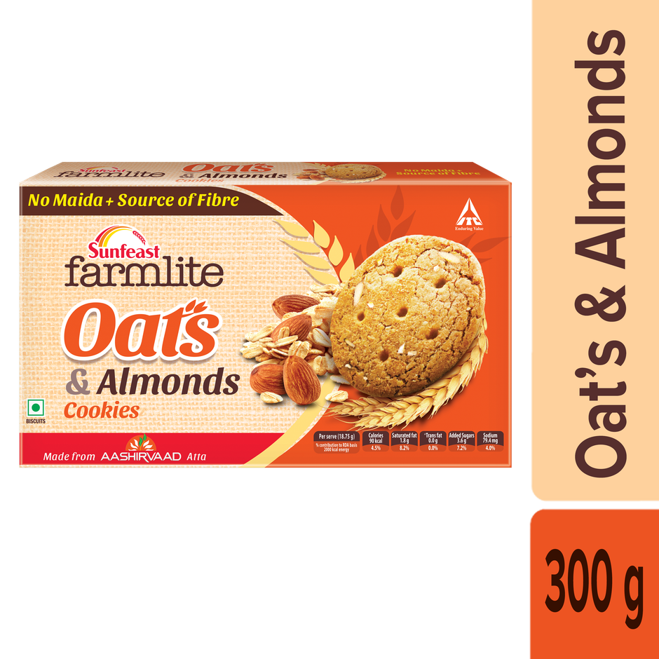 Sunfeast Farmlite Oats & Almonds Cookies