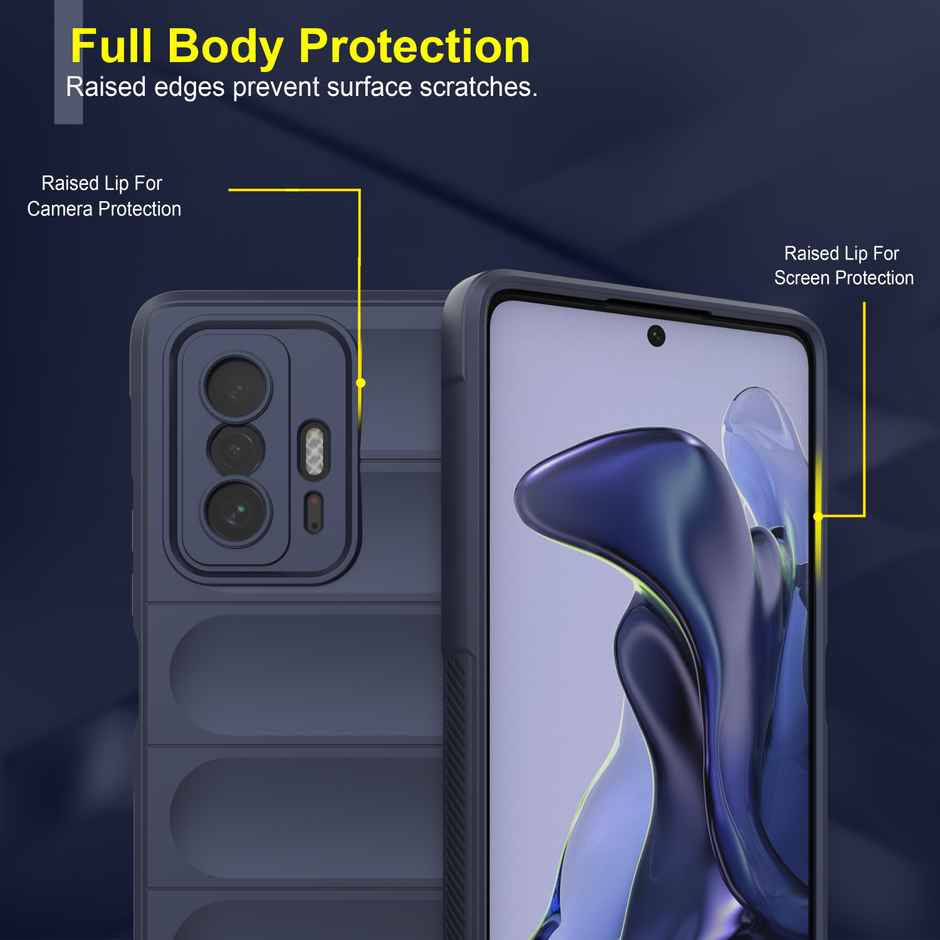 Zapcase Back Cover for Mi 11T Pro 5G | Magic-Sapphire