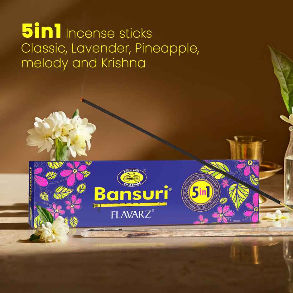 Bansuri 5 in 1 Agarbatti | From House of Cycle