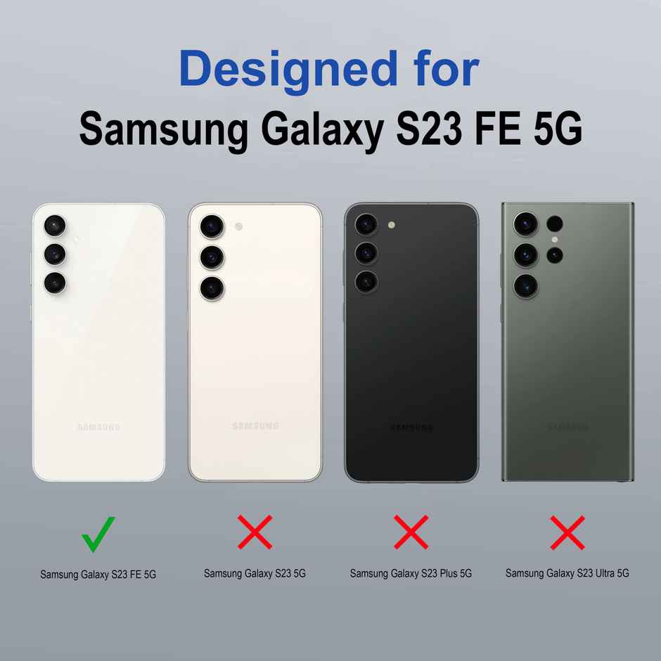 Zapcase Back Cover For Samsung Galaxy S23 Fe 5G (MagSafe-Clear)