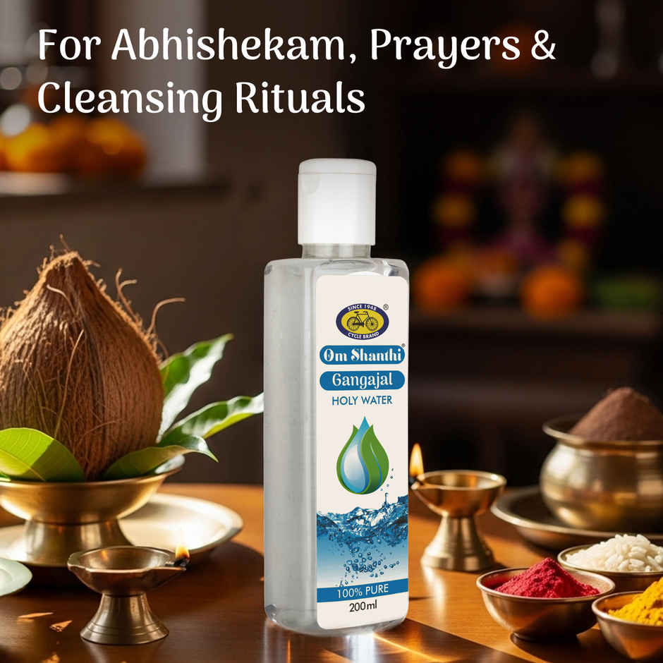 Om Shanthi Gangajal Holy Water | From House of Cycle