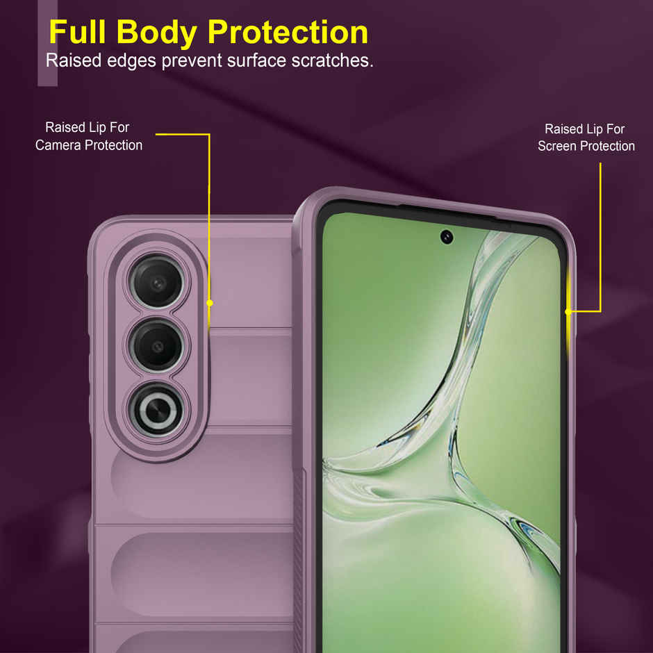 Zapcase Back Cover for OPPO K12x 5G | Magic-Lavender