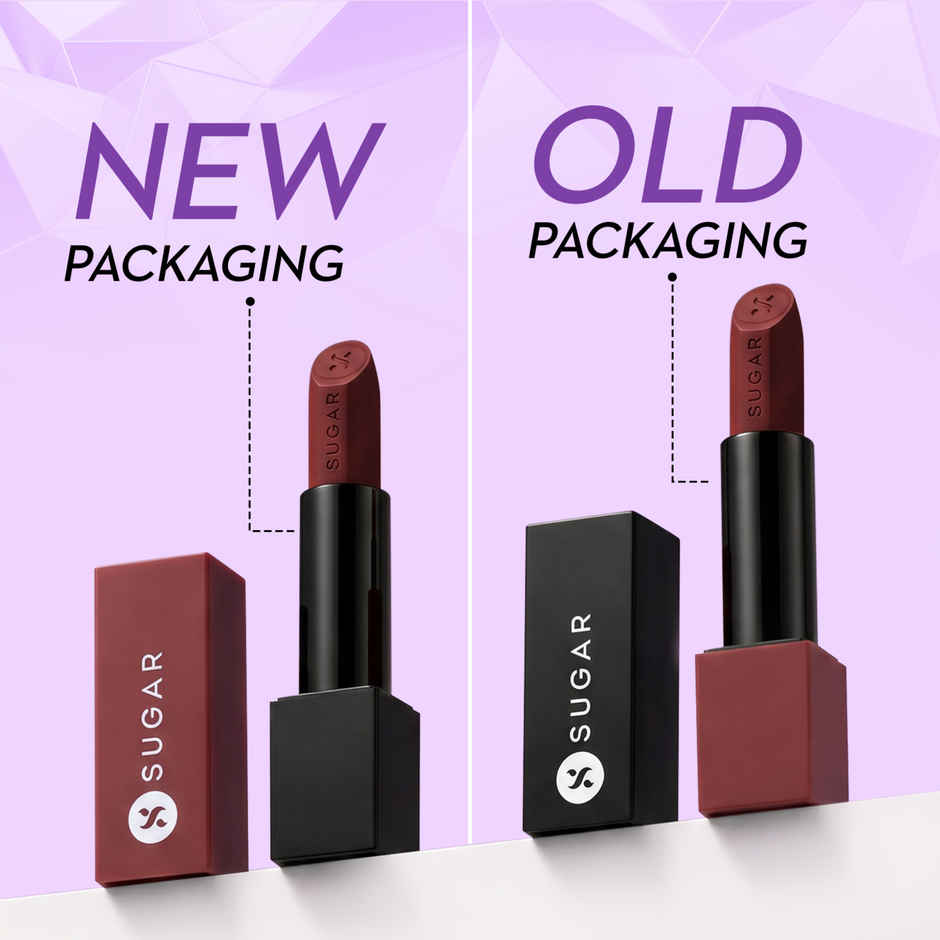 SUGAR Cosmetics Glide Peptide Serum Lipstick | 10 Miami Mocha