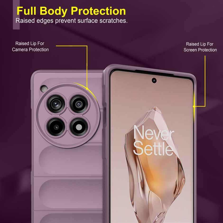 Zapcase Back Cover for OnePlus 12R 5G | Magic-Lavender