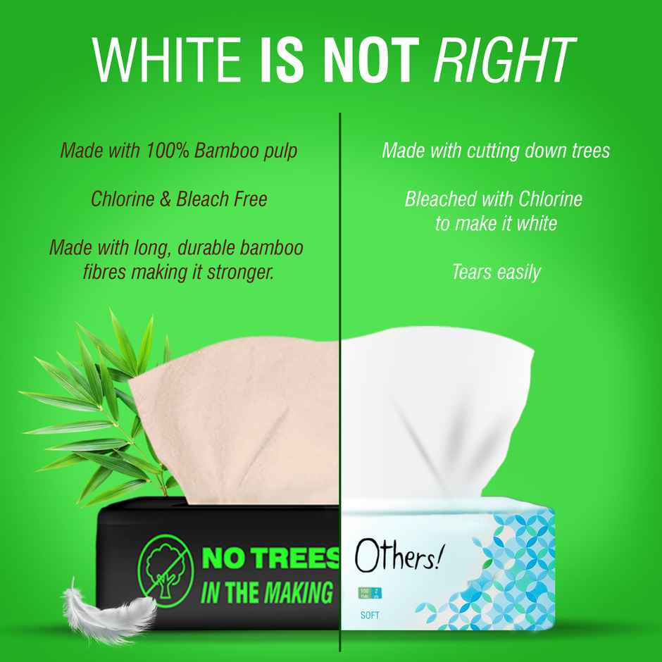 Beco Super Soft Facial Tissue Paper | 2 Ply | Pack of 6