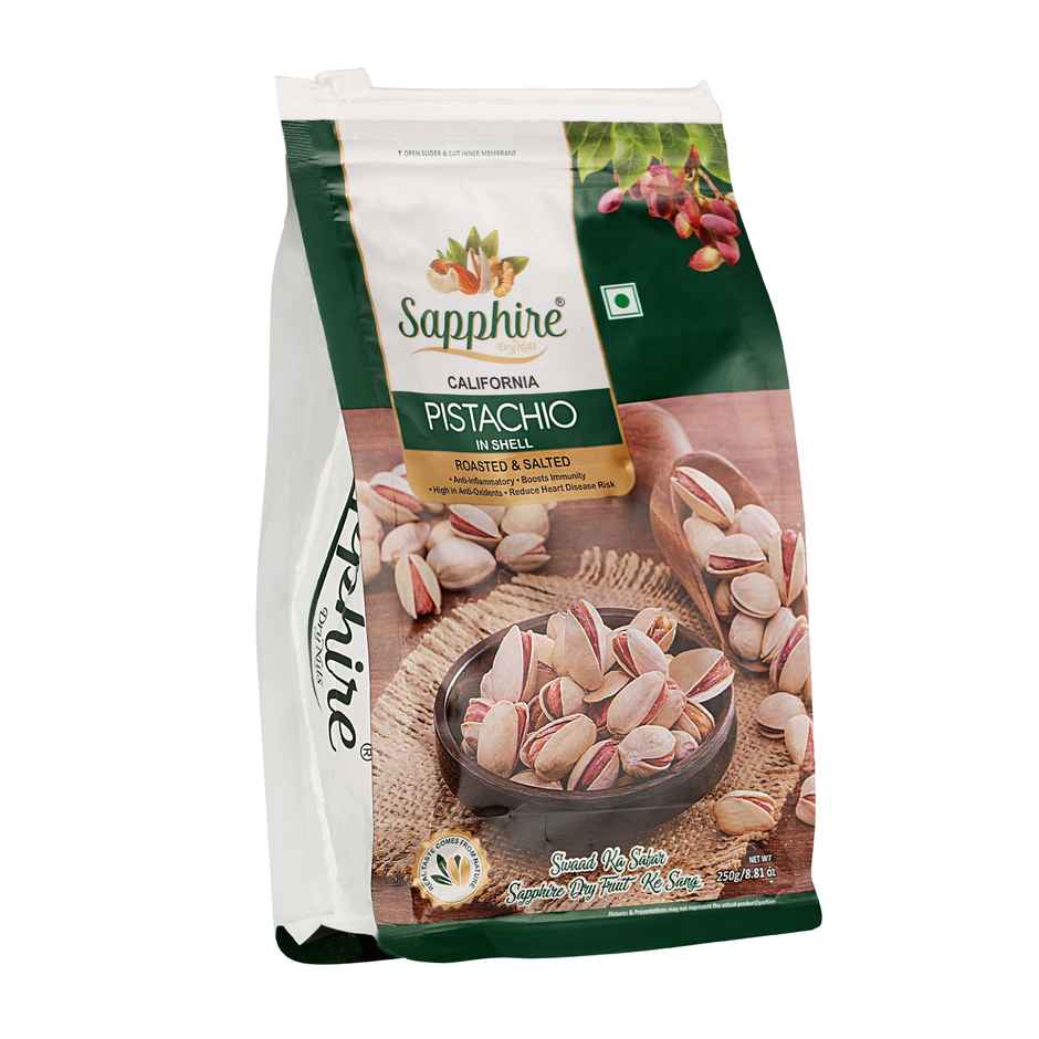 Sapphire California Pista Roasted & Salted- Pistachios Salted