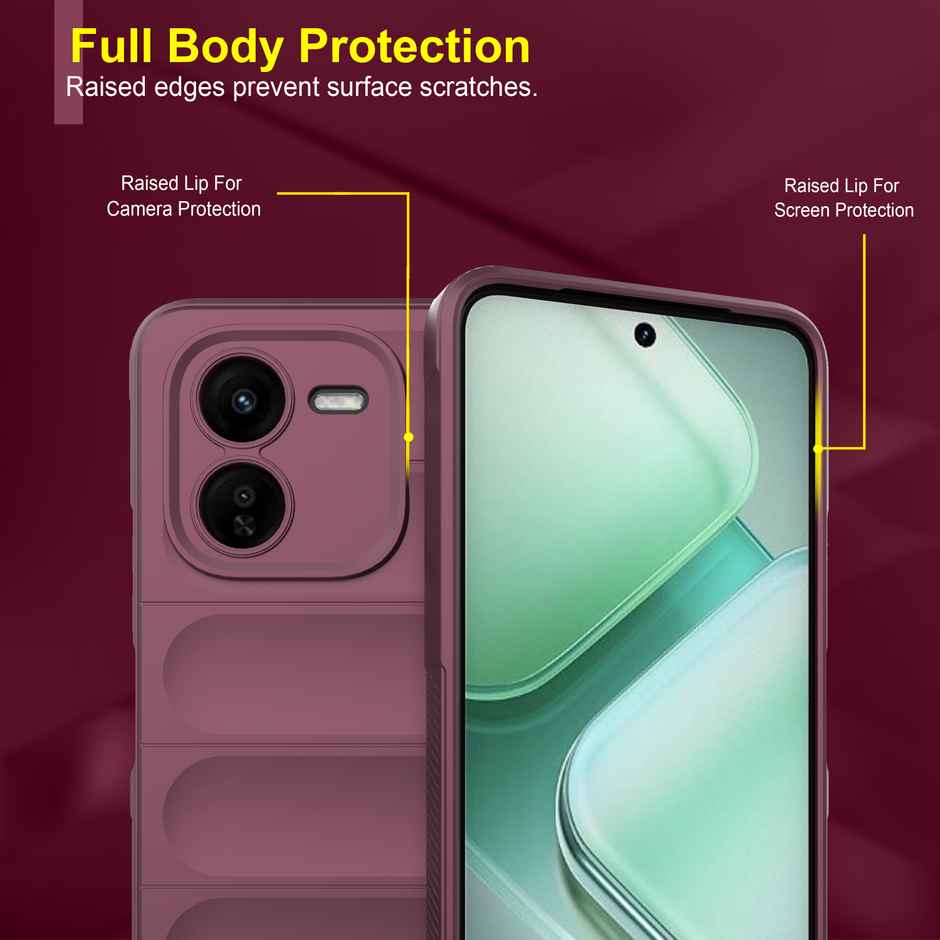 Zapcase Back Cover for iQOO Z9x 5G | Magic-Plum