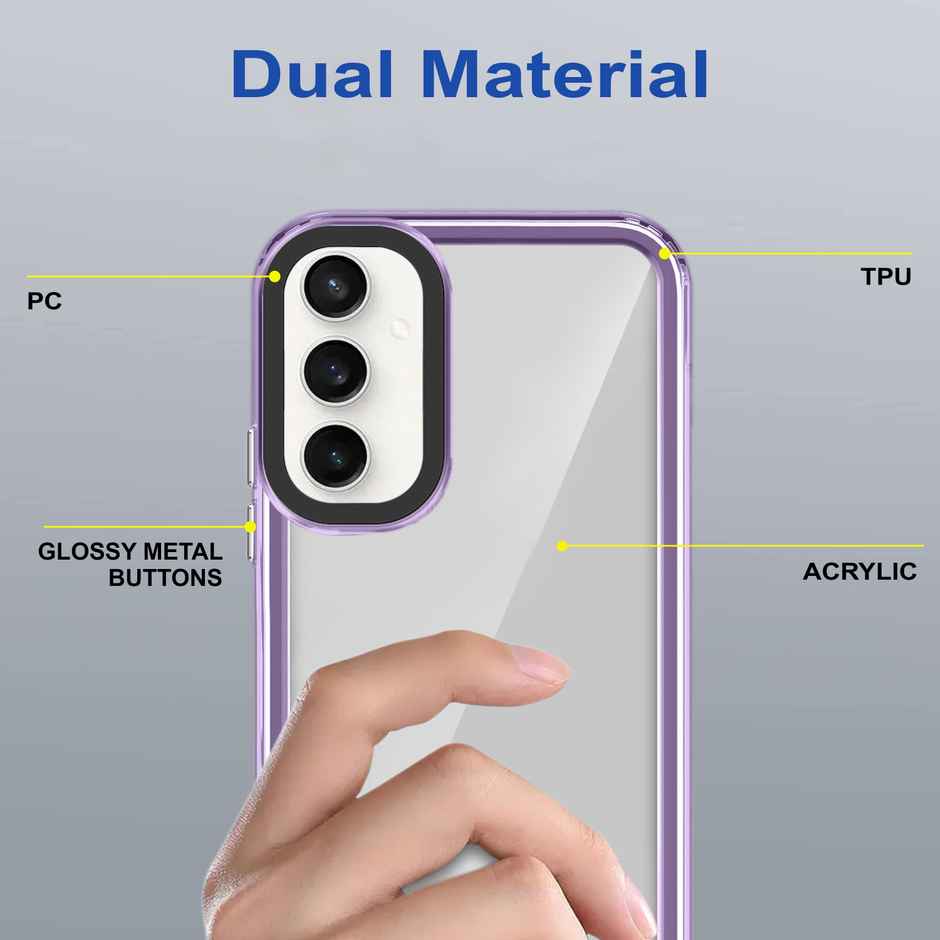 Zapcase Back Cover for Samsung Galaxy A14 5G | Space-Purple