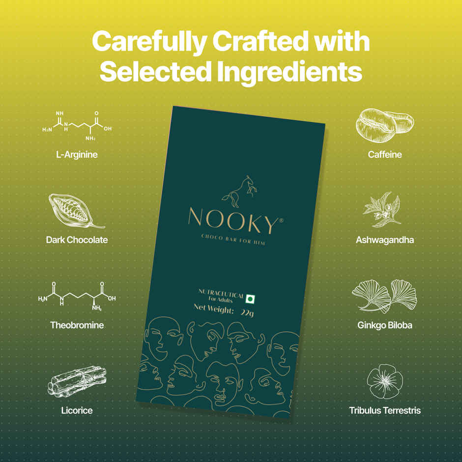 Nooky Moan 2 in 1 Intimacy Kit Mens Stroker and Aphrodisiac Chocolate
