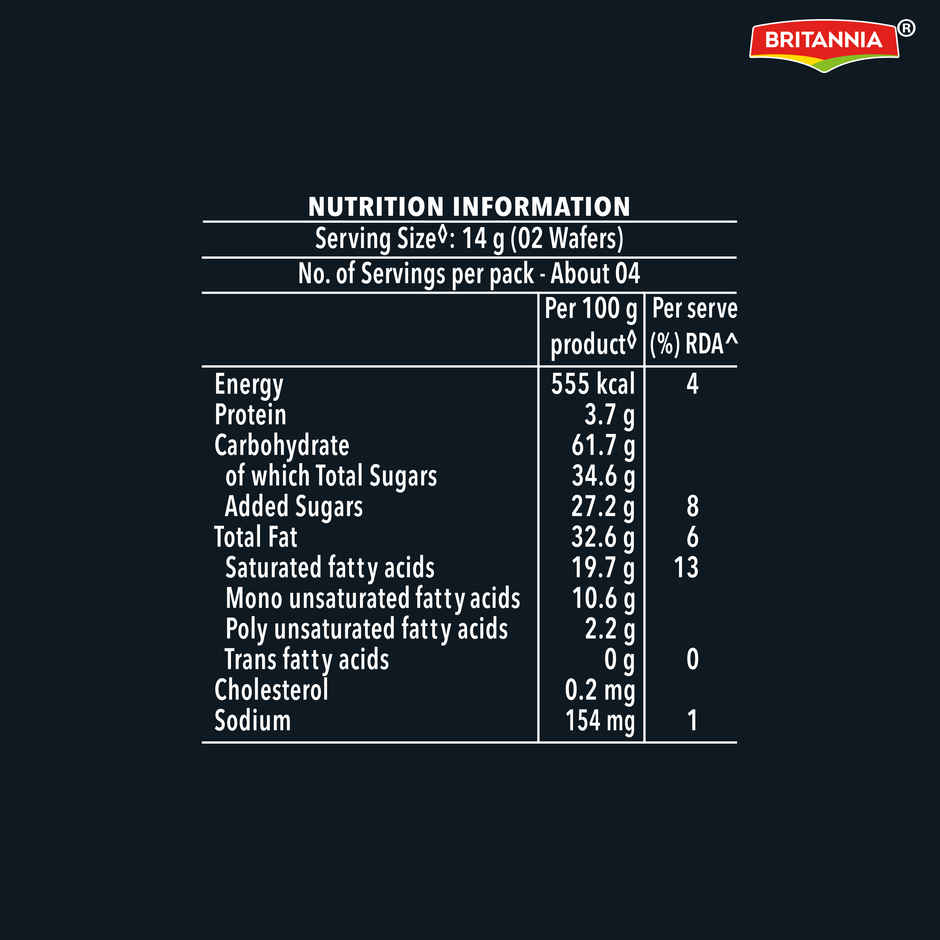 Britannia Treat Creme Vanilla Flavoured Wafer Biscuit