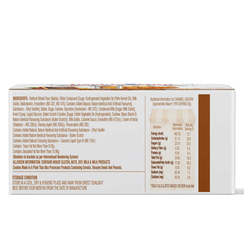 CookieMan Caramel Cashew Soft Dessert Cookie