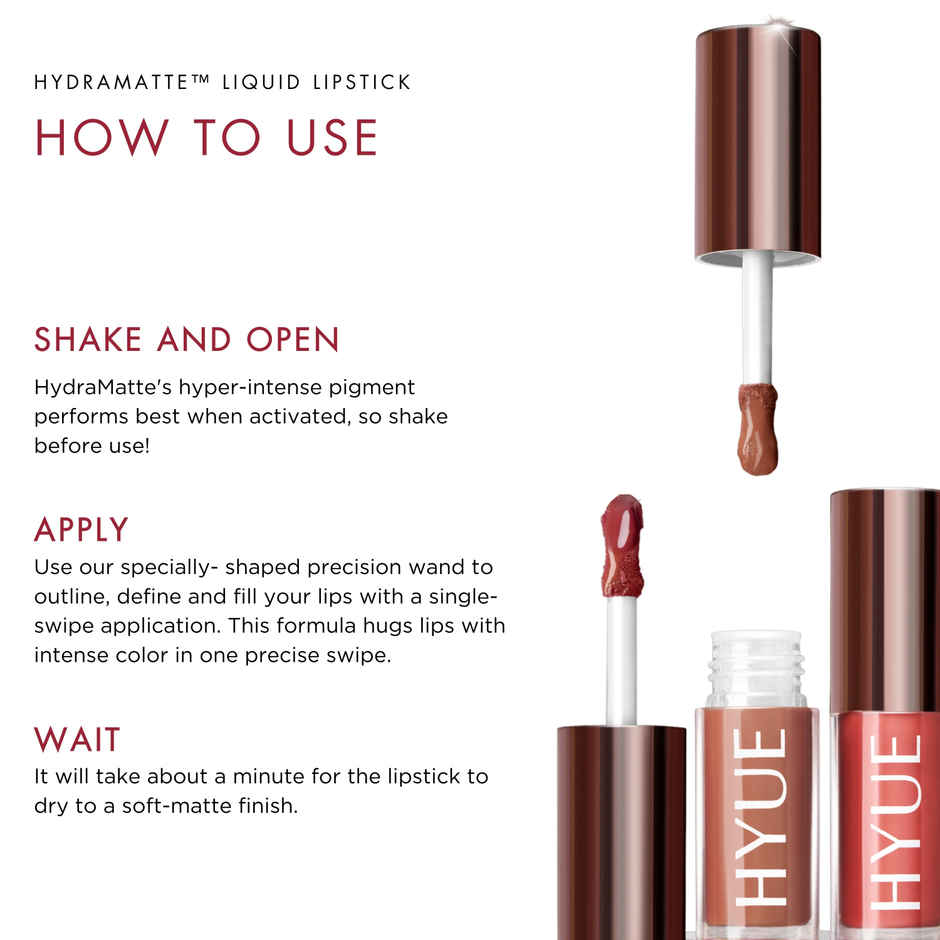 HYUE Hydra Matte Liquid Lipstick | Pink Ink