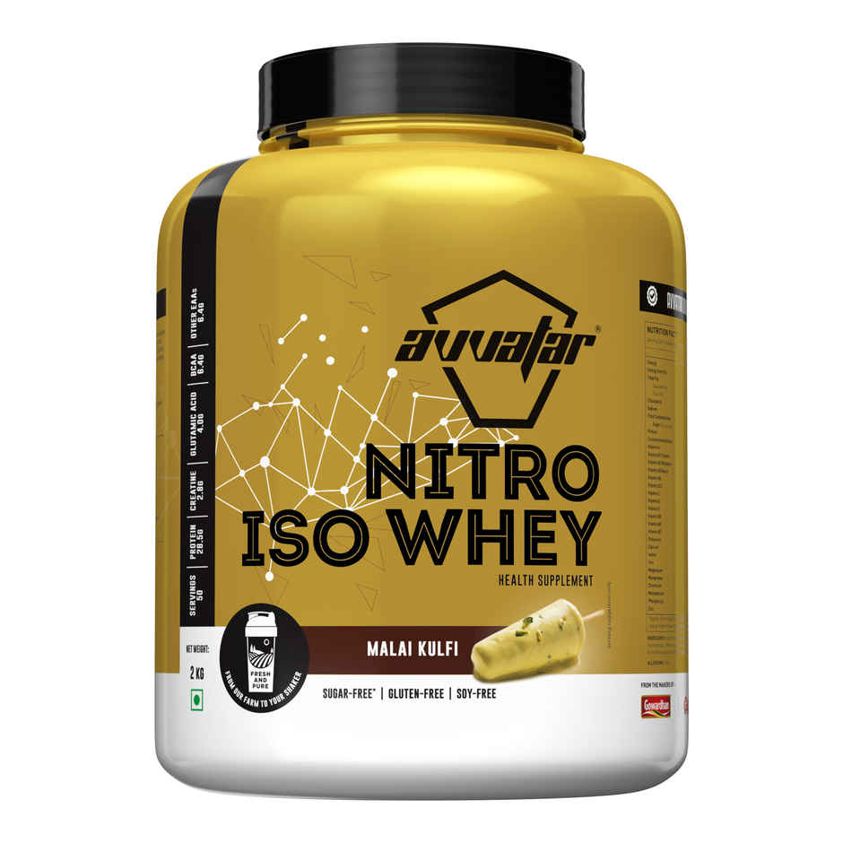 Avvatar Nitro Iso Whey Malai Kulfi
