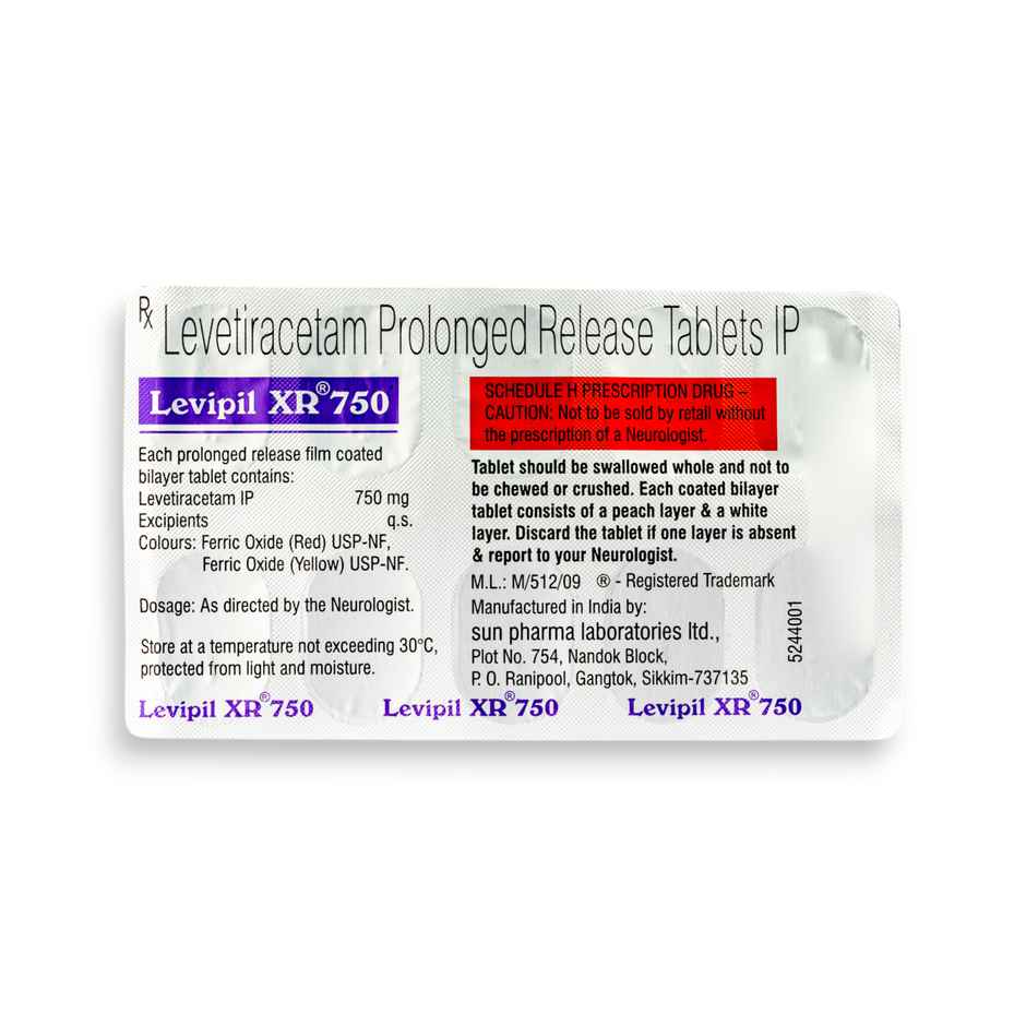 Levipil XR 750 Tablet PR