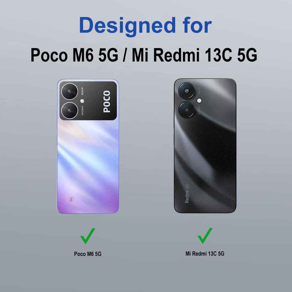 Zapcase Back Cover for Poco M6 5G | Space-Purple