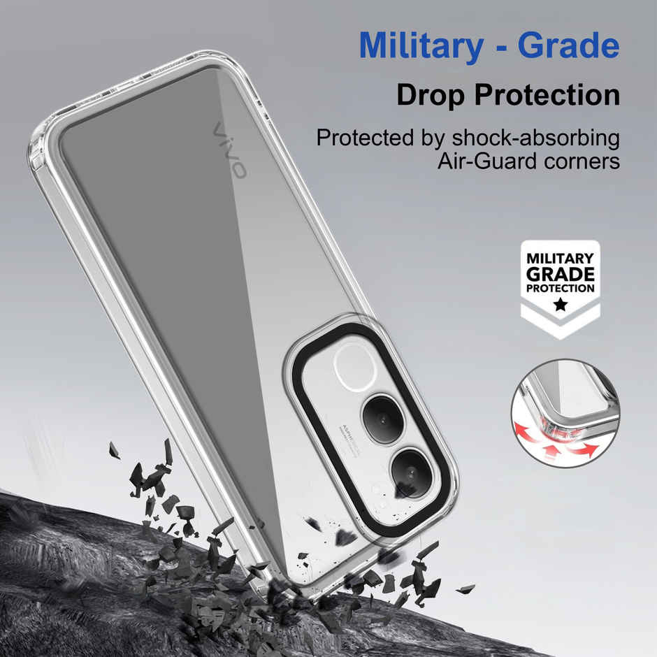 Zapcase Back Cover for Vivo Y29 5G | Space-Clear