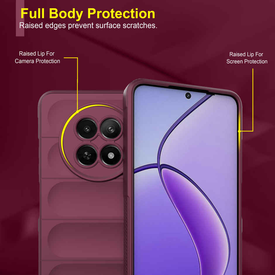 Zapcase Back Cover for Realme 12X 5G | Magic-Plum