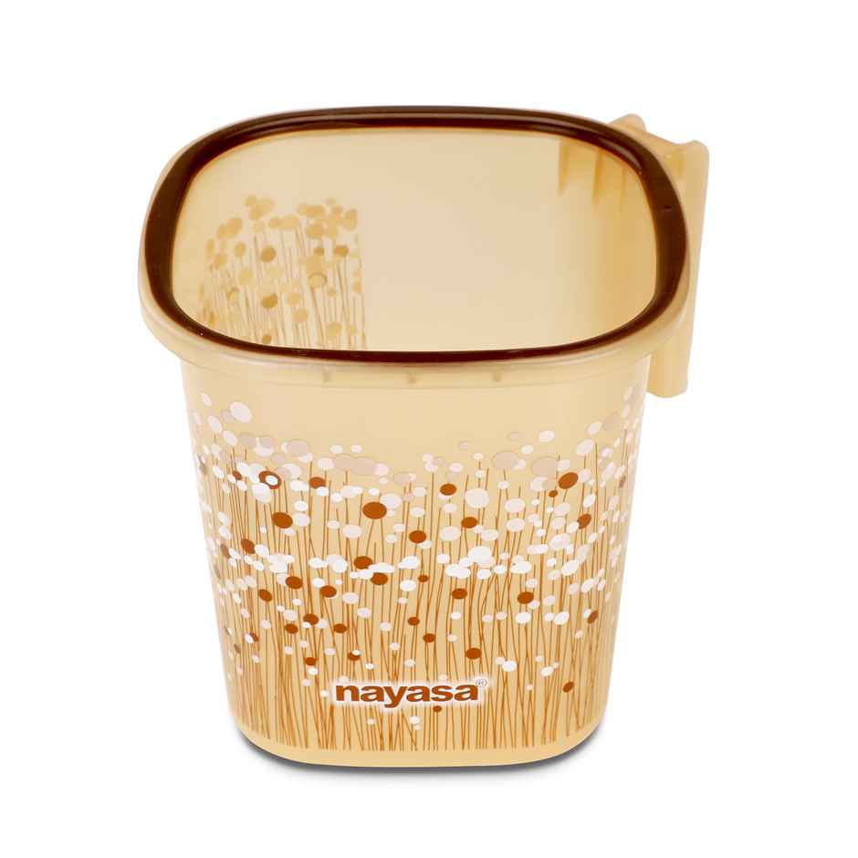 Nayasa Sq Ring Bath Mug Funk - Brown