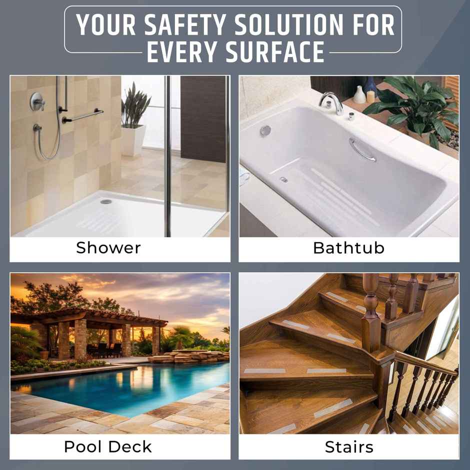Robustt Anti-Slip Bathroom Patches