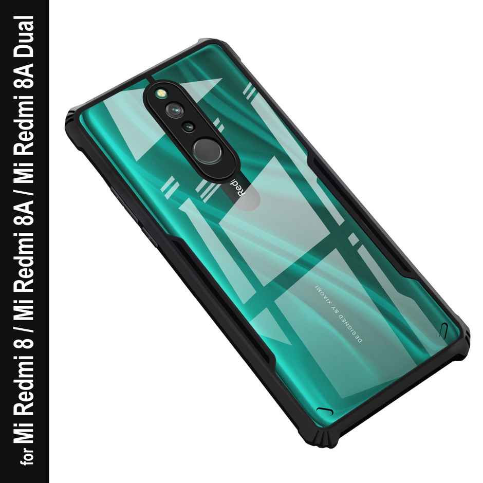 Zapcase Back Cover for Mi Redmi 8A Dual | Redmi 8 | Redmi 8A | Matte-Black