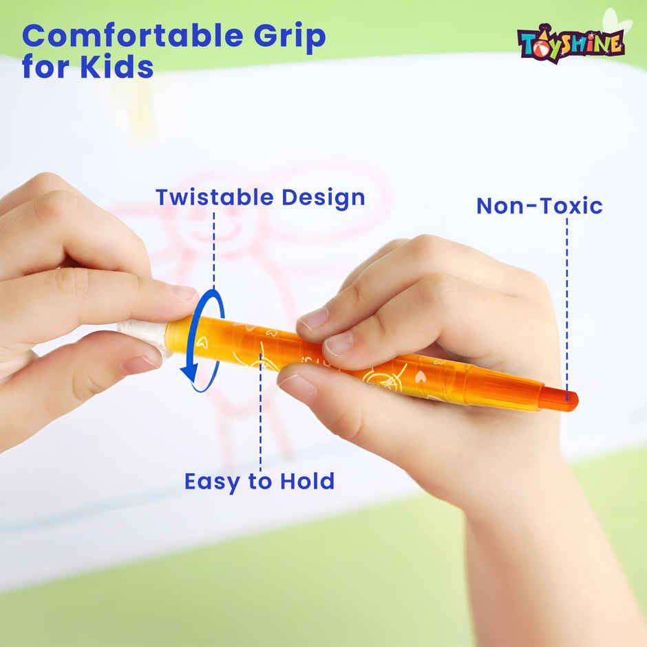 Toyshine Twist Crayon Color Set for Kids Art & Craft