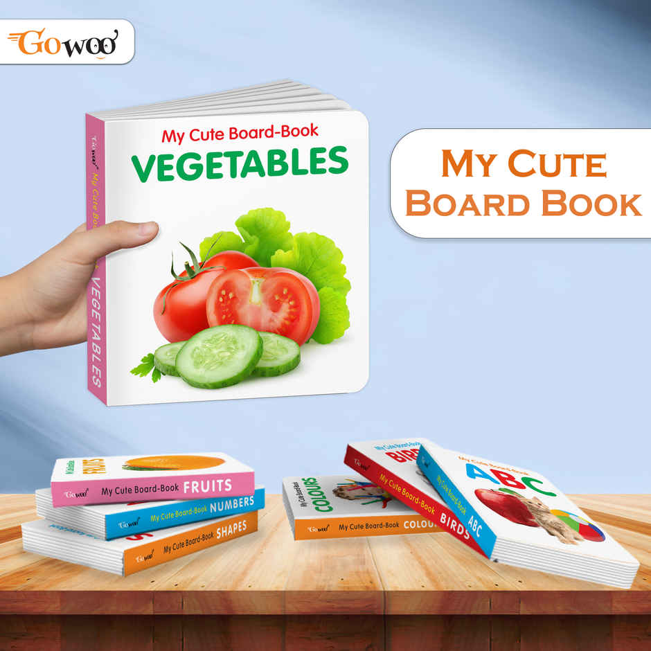 My Cute Board Book Vegetables | Early Learning Little Books for Toddlers | Preschool Board Book