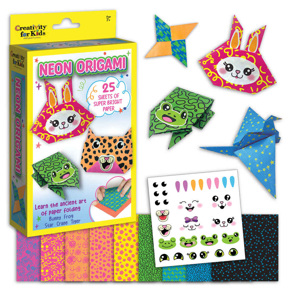 Creativity For Kids Neon Origami Mini Kit