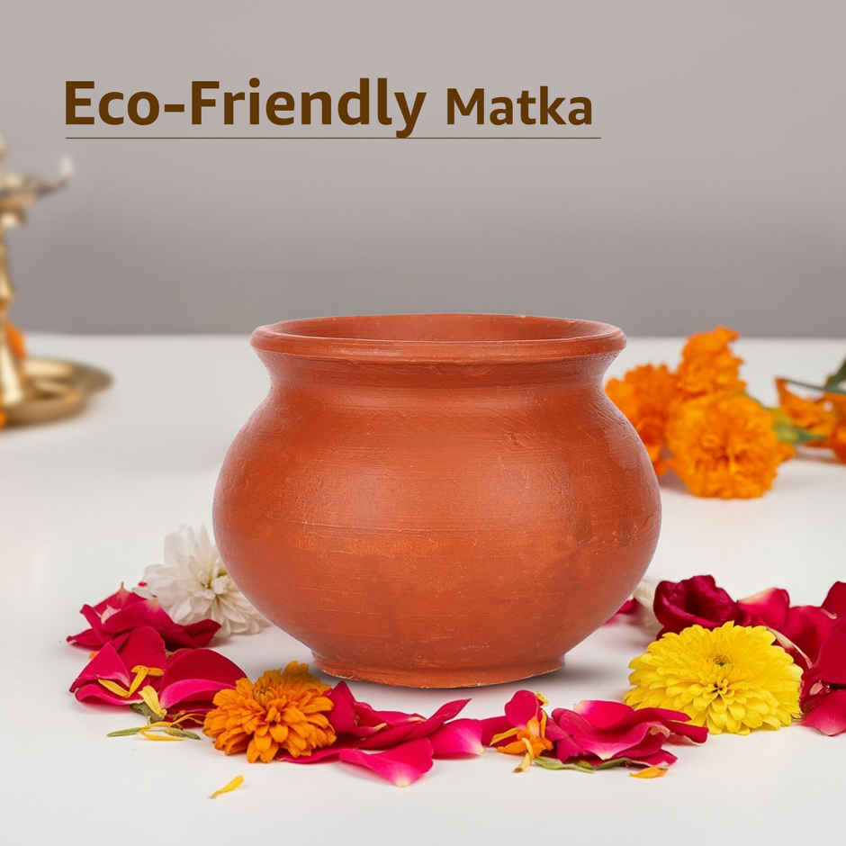 Mitti Matka | Eco-Friendly Clay Pot | Handcrafted Natural Terracotta | Cycle