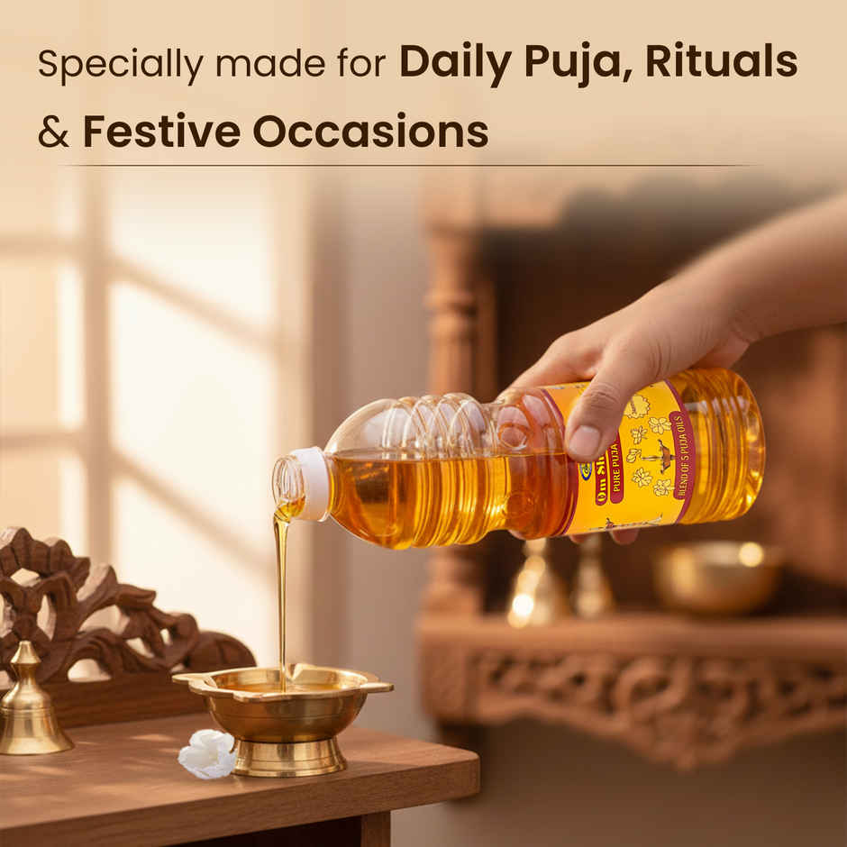 Om Shanthi Pure Jasmine Puja Oil | Cycle
