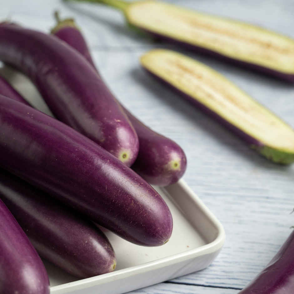 Brinjal Purple Long