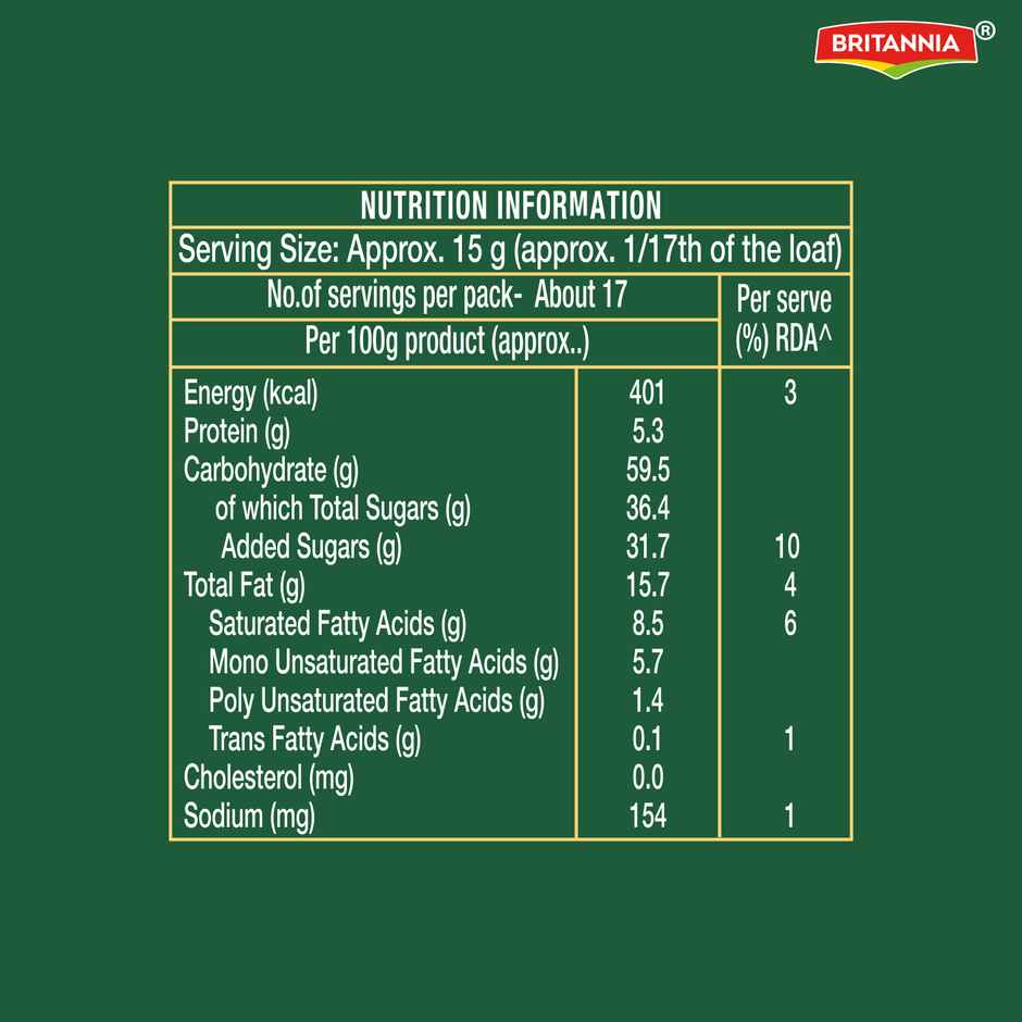 Britannia Veg Plum Cake | Combo