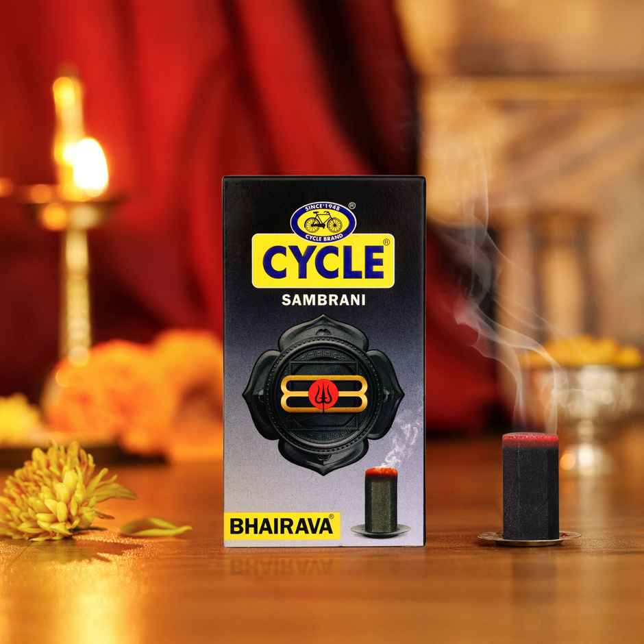 Pure Stem Sambrani | Bhairava | Pack of 14 | Cycle
