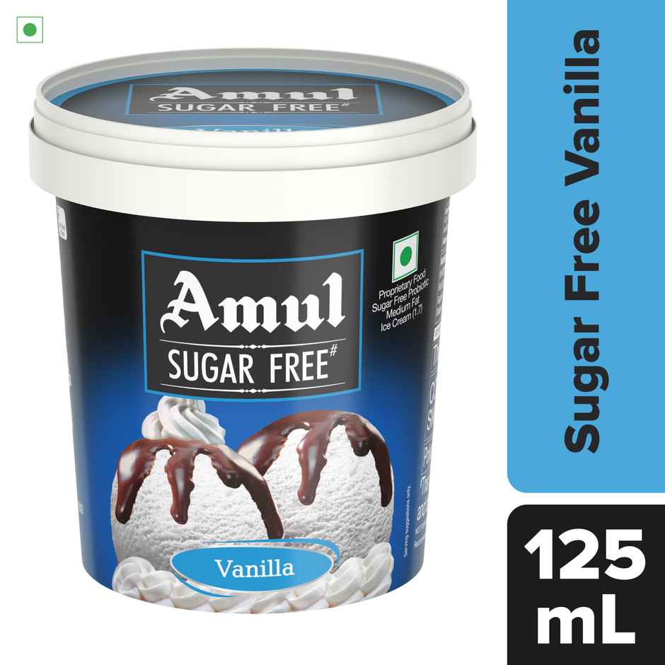 Amul Sugar Free Vanilla Ice Cream Cup