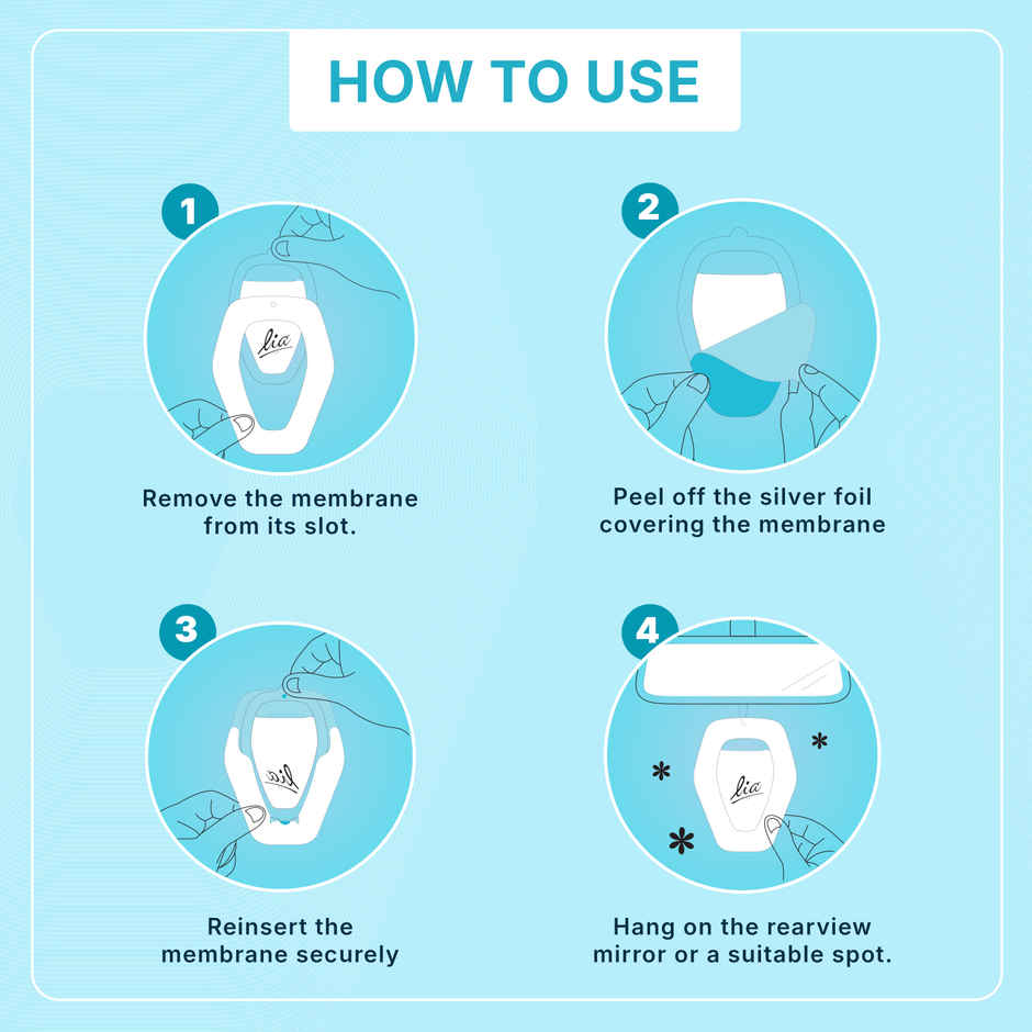 Lia Aroma Tag Cool Blue | From House of Cycle