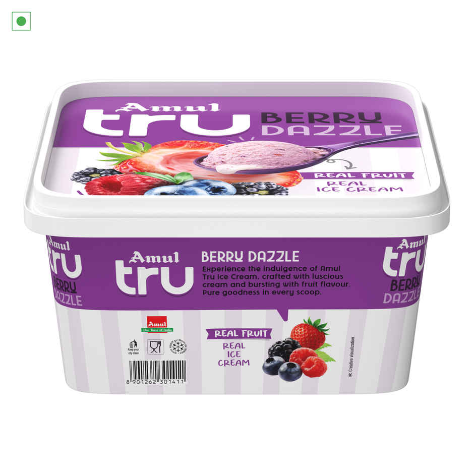 Amul Tru Berry Dazzle Ice Cream Tub