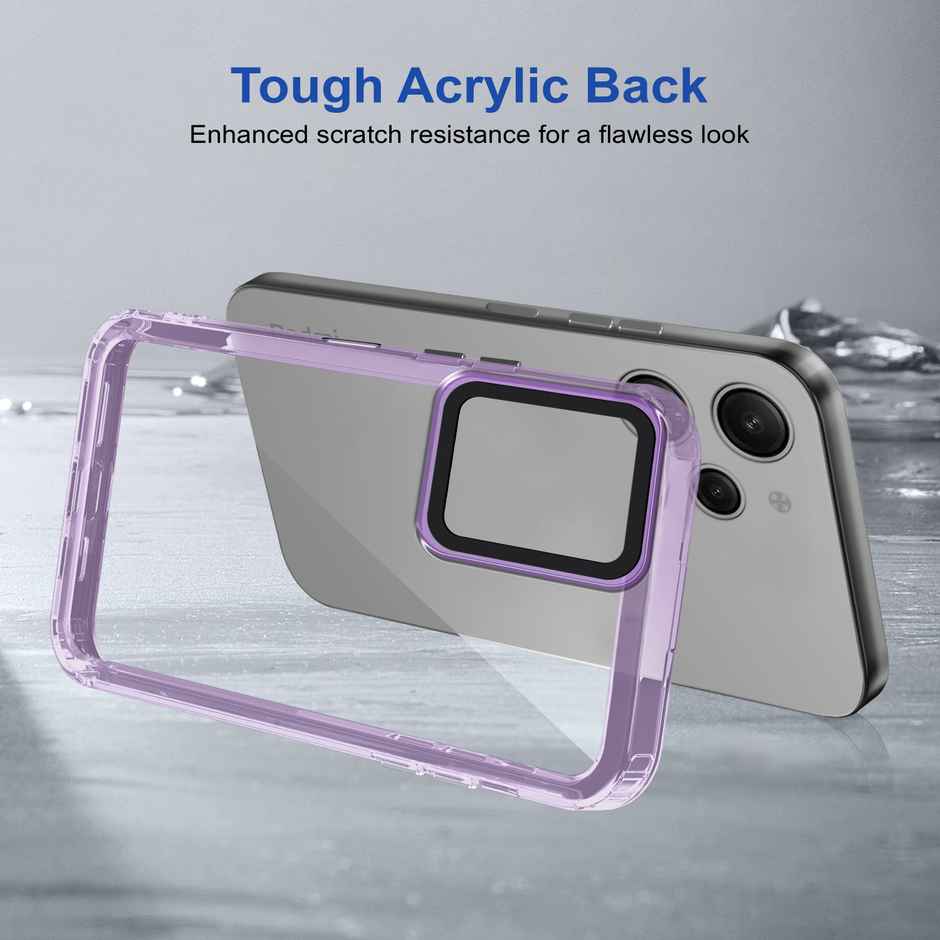 Zapcase Back Cover for Mi Redmi 12 4G | Space-Purple