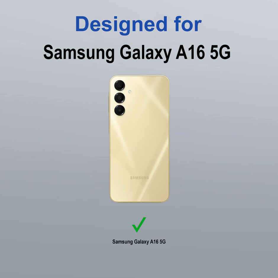 Zapcase Back Cover for Samsung Galaxy A16 5G | Space-Clear