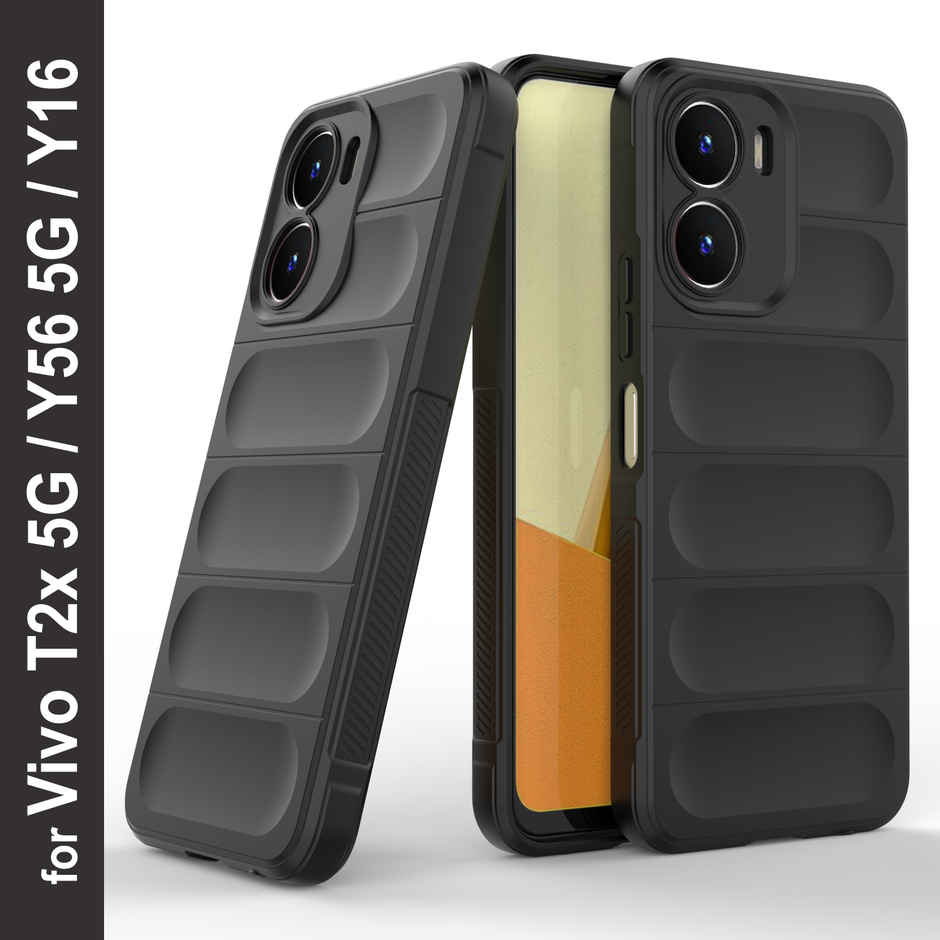 Zapcase Back Cover for Vivo Y56 5G | Magic-Black