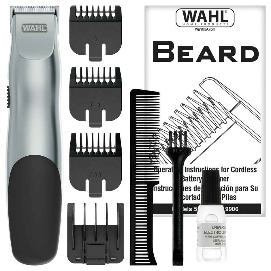 Trimmer for Men | For Beard | 1 hour Runtime | Carbon Steel Blade | 10 Length Settings | Black