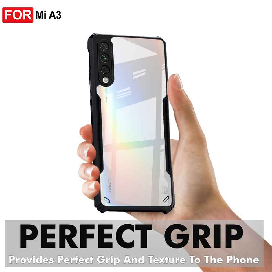 Zapcase Back Cover for Mi A3 | Matte-Black